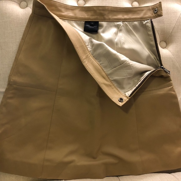 Camel A line skirt - Picture 1 of 3